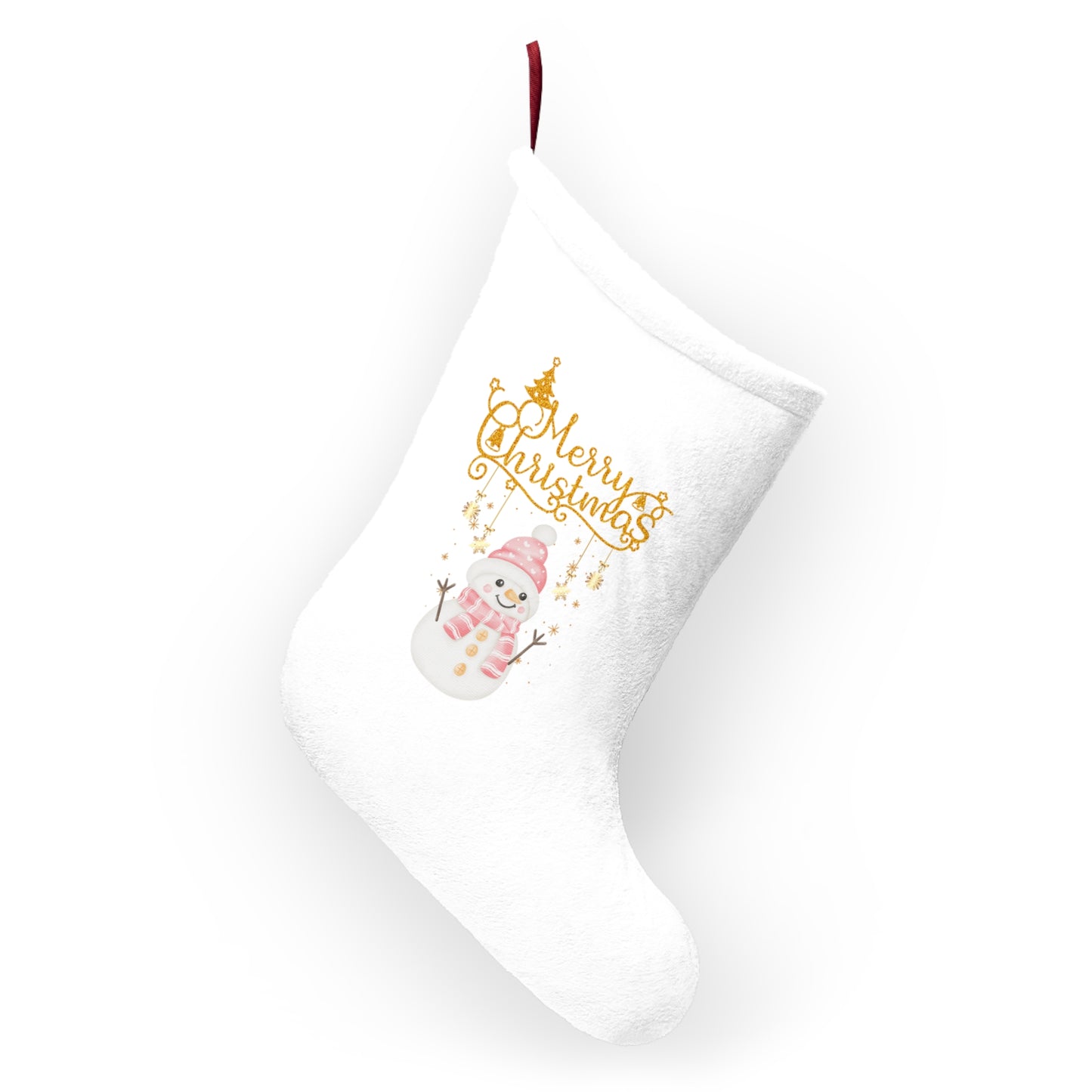Festive Snowman Holiday Stocking