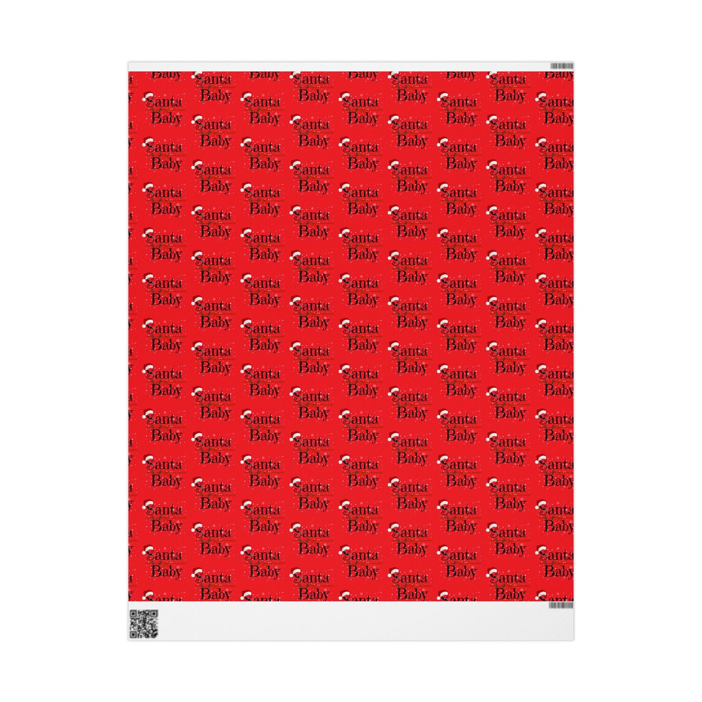 Santa Baby Wrapping Paper