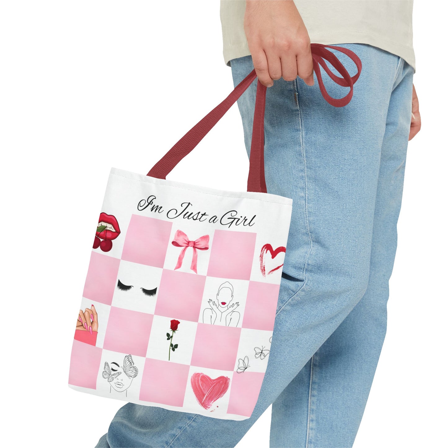Just a Girl Tote Bag