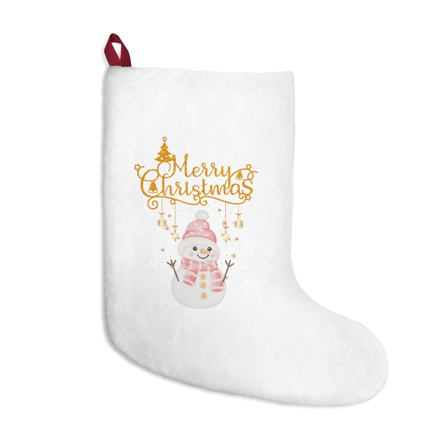 Festive Snowman Holiday Stocking