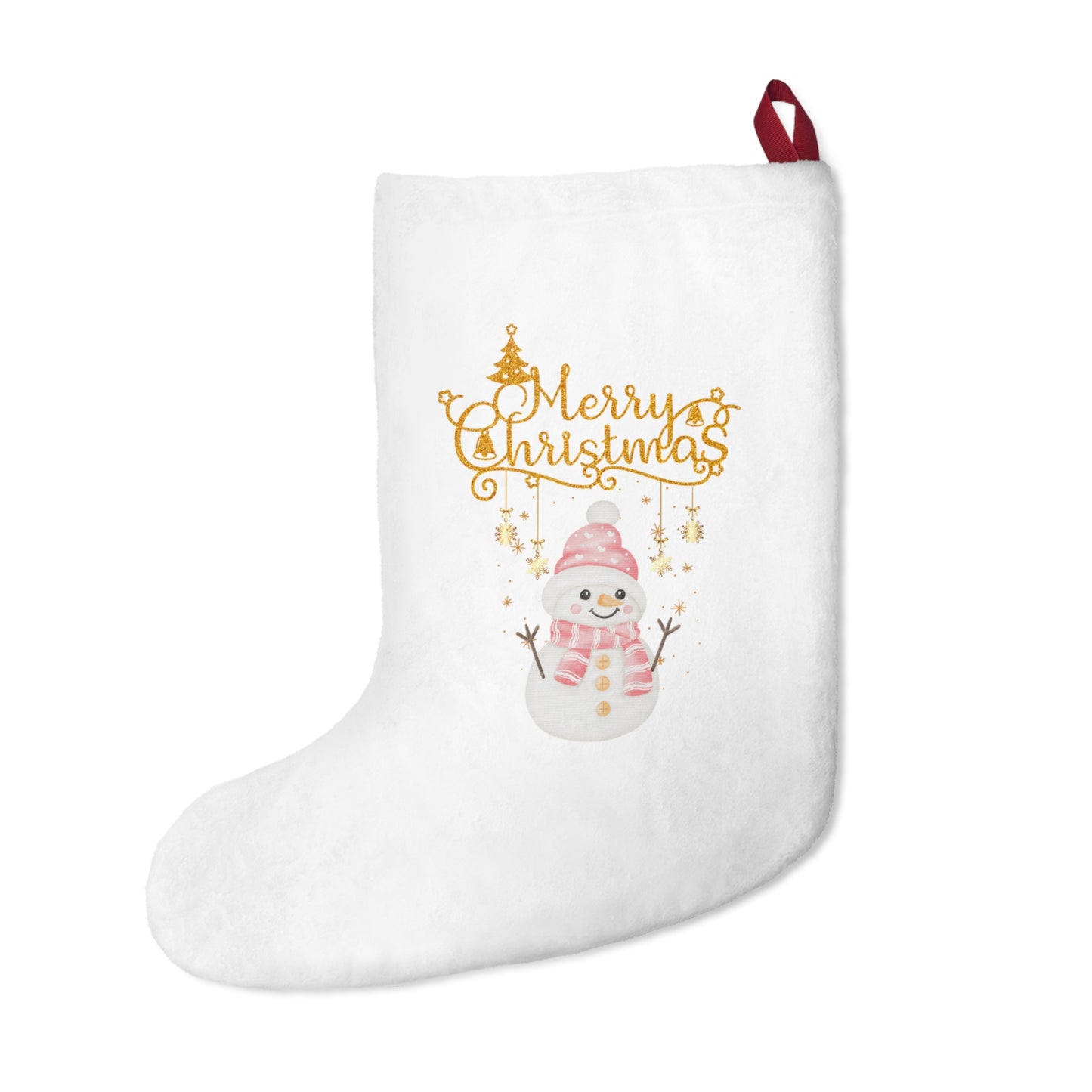 Festive Snowman Holiday Stocking