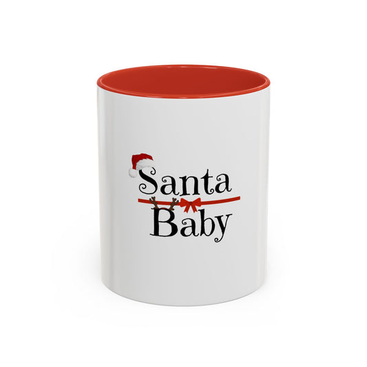 Santa Baby Accent  Mug 11oz