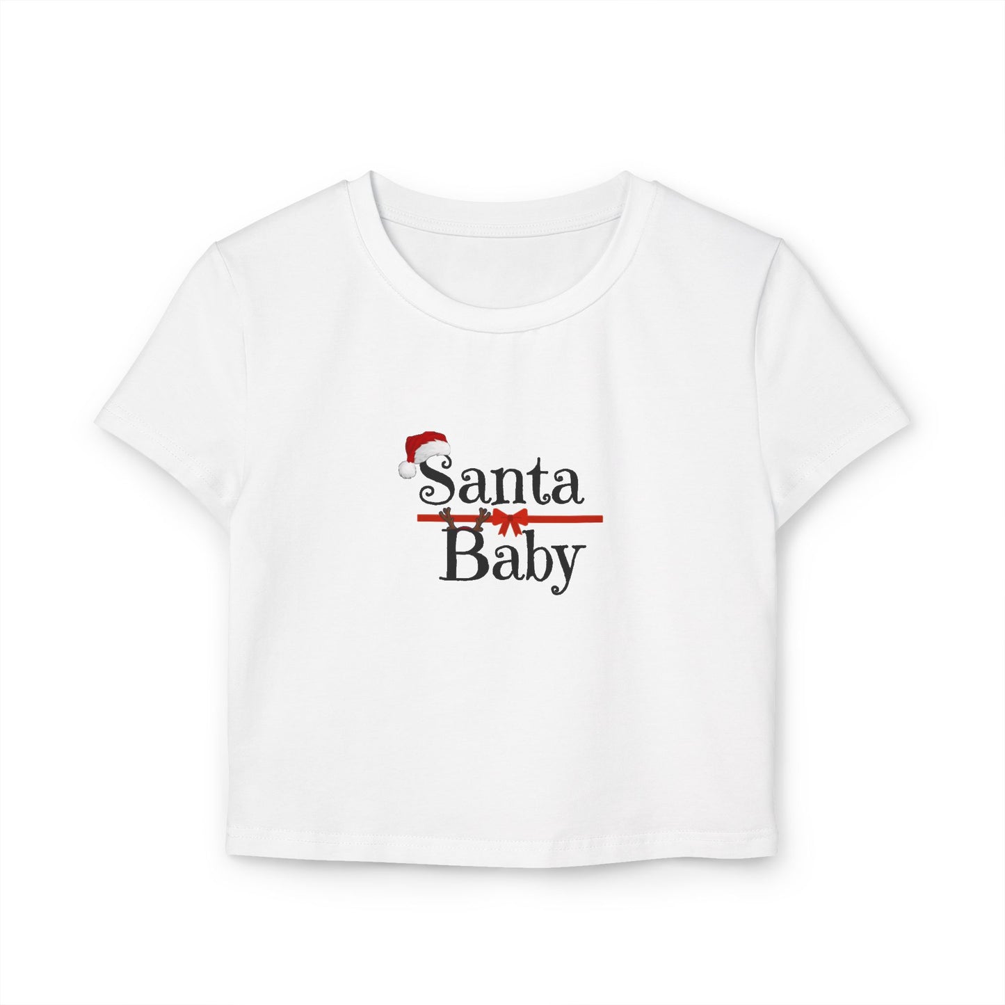 Santa Baby Holiday Baby Tee