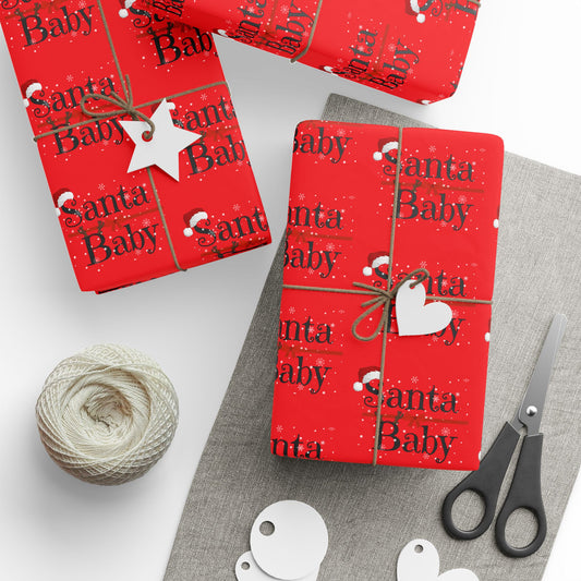 Santa Baby Wrapping Paper