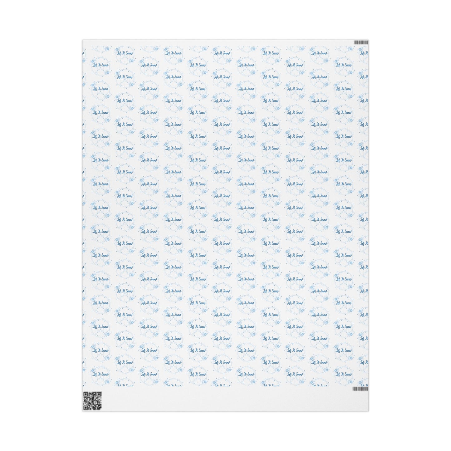 Let It Snow Wrapping Paper